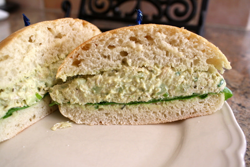 Vegan Chicken Salad Panini