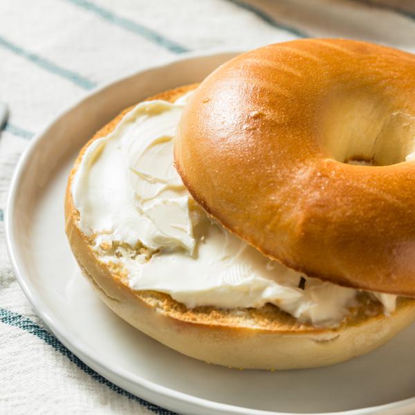 Cream cheese bagel