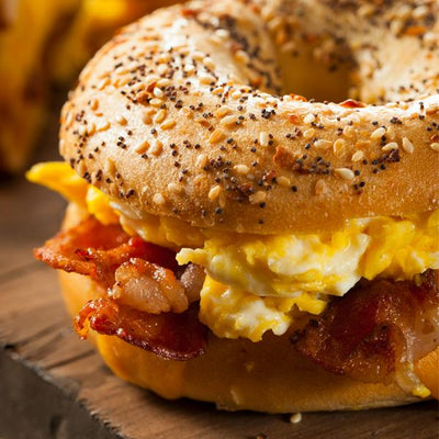 Bagel with Egg & Bacon