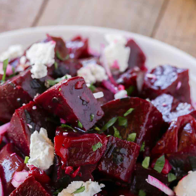 Beets and Goat Cheese Salad