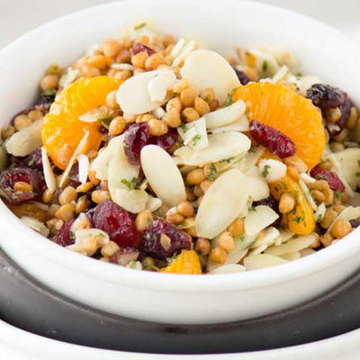 Lentils Mandarins and Almonds